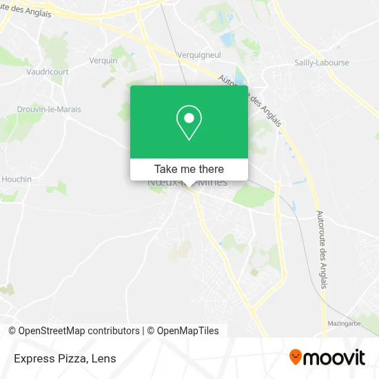 Express Pizza map