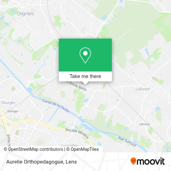 Aurelie Orthopedagogue map