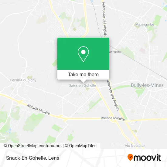 Snack-En-Gohelle map