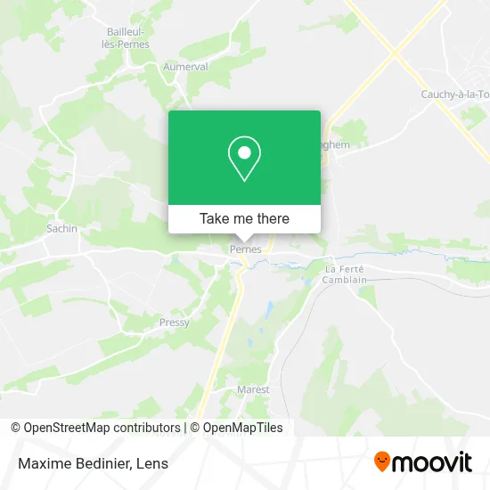 Maxime Bedinier map