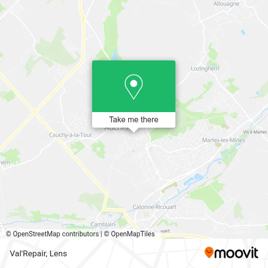 Val'Repair map