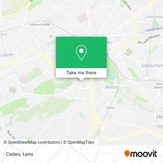 Cedeo map