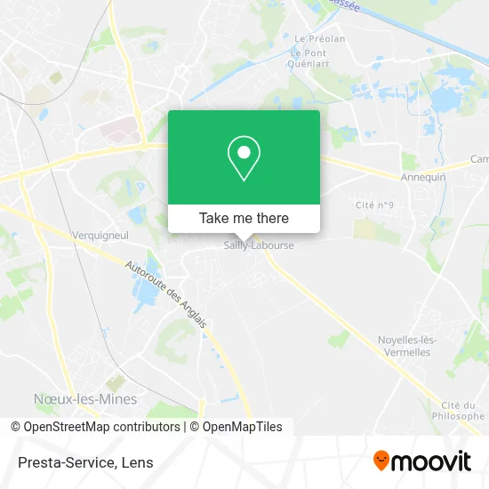 Presta-Service map