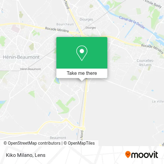 Kiko Milano map
