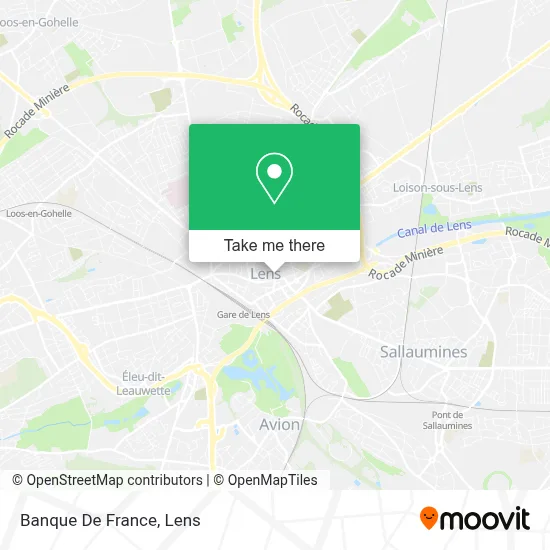 Banque De France map