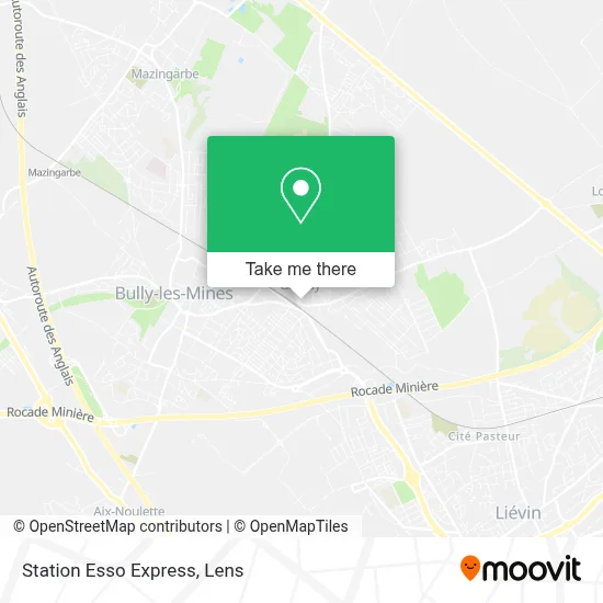 Station Esso Express map