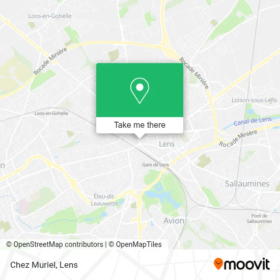 Chez Muriel map