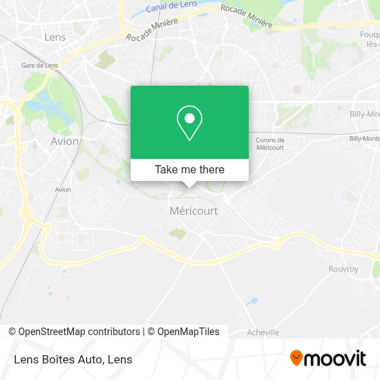 Lens Boîtes Auto map