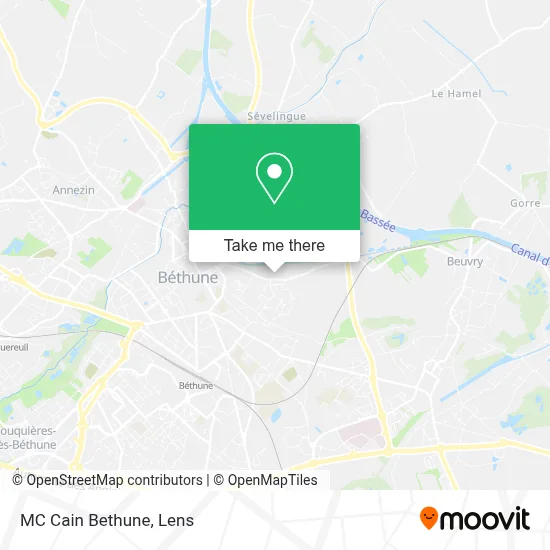 MC Cain Bethune map