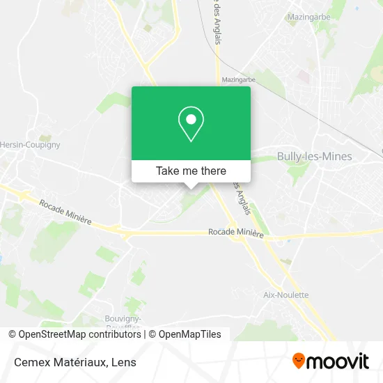 Cemex Matériaux map