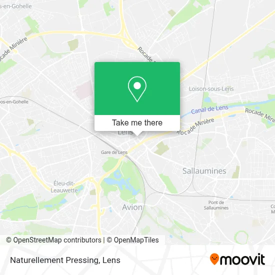 Naturellement Pressing map