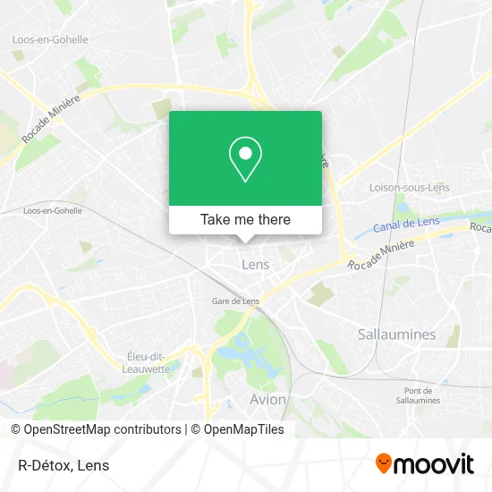 R-Détox map
