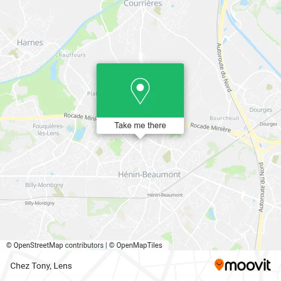 Chez Tony map