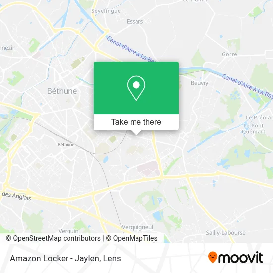 Amazon Locker - Jaylen map