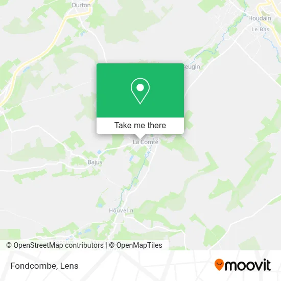 Fondcombe map