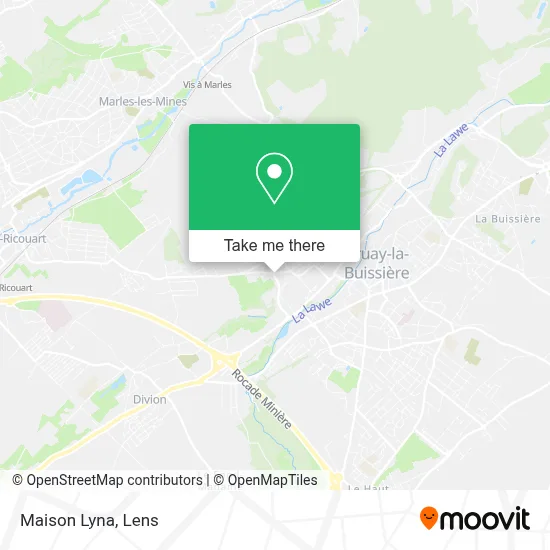 Maison Lyna map