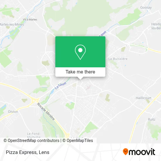 Pizza Express map