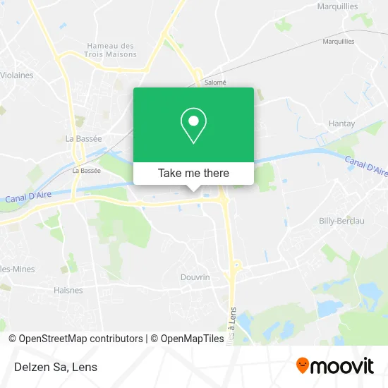 Delzen Sa map