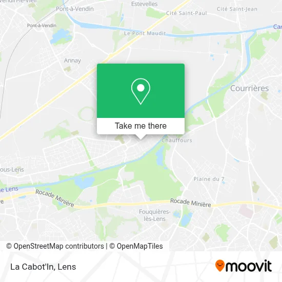 La Cabot'In map