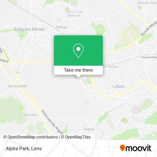 Alpha Park map