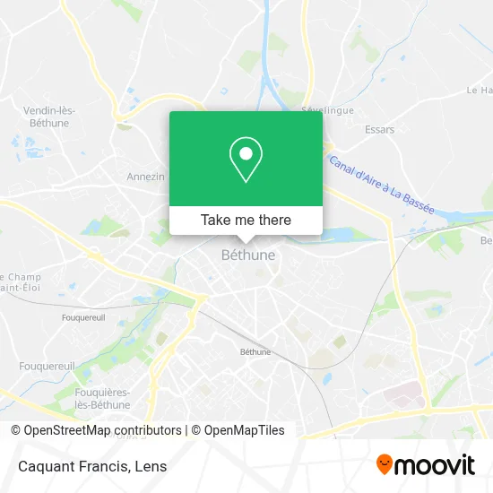 Caquant Francis map