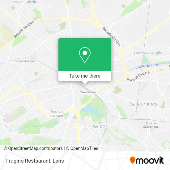 Fragino Restaurant map