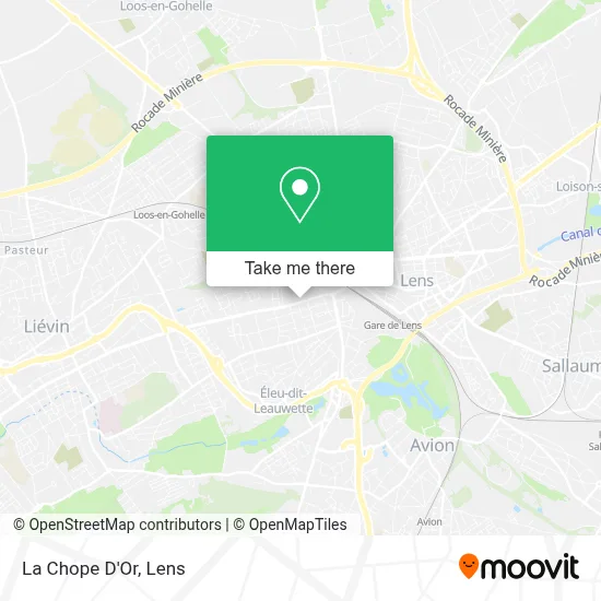 La Chope D'Or map