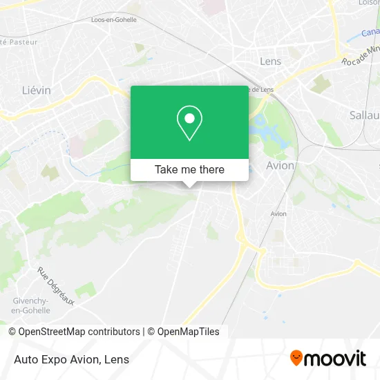 Auto Expo Avion map