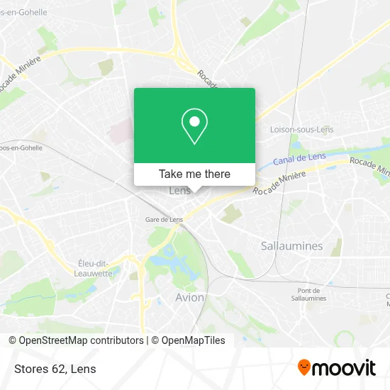 Stores 62 map