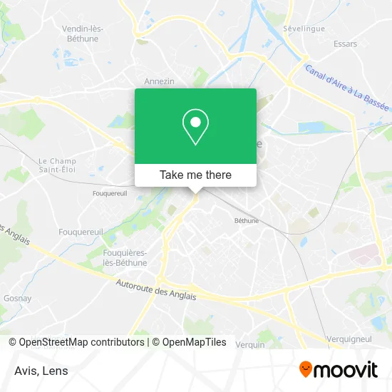 Avis map