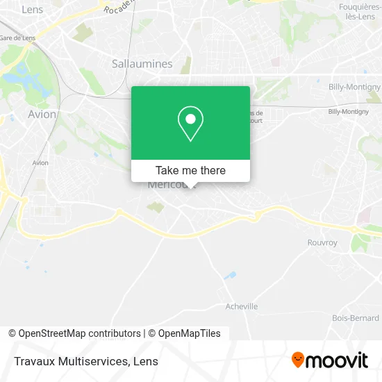Travaux Multiservices map