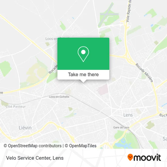 Velo Service Center map
