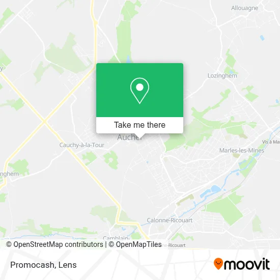 Promocash map