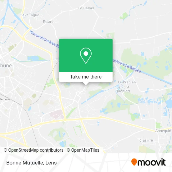 Bonne Mutuelle map