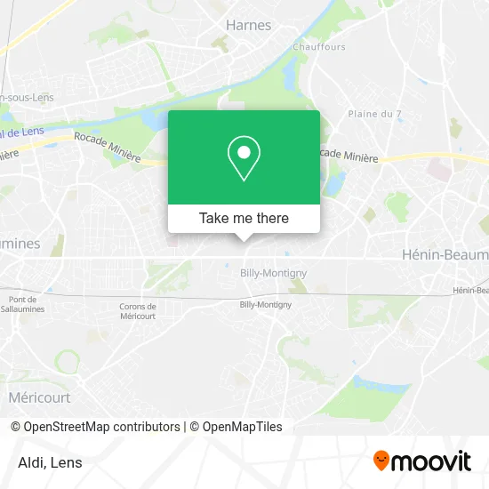 Aldi map