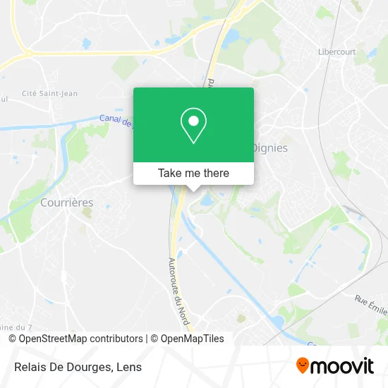 Relais De Dourges map