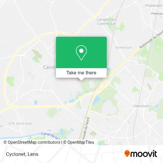 Cyclonet map