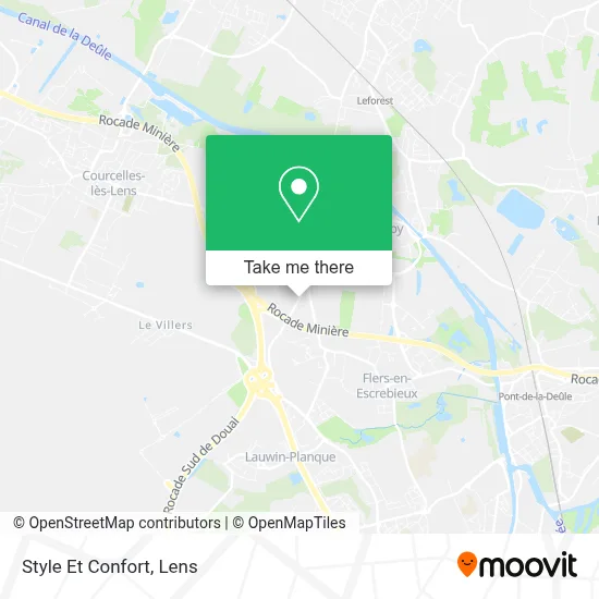 Style Et Confort map