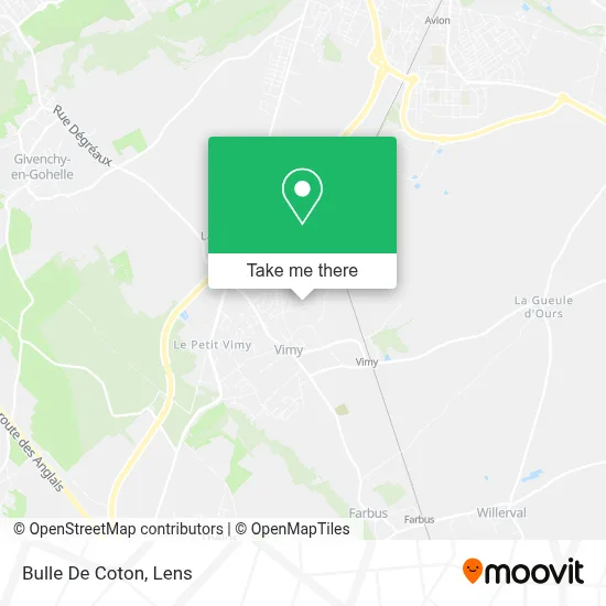 Bulle De Coton map