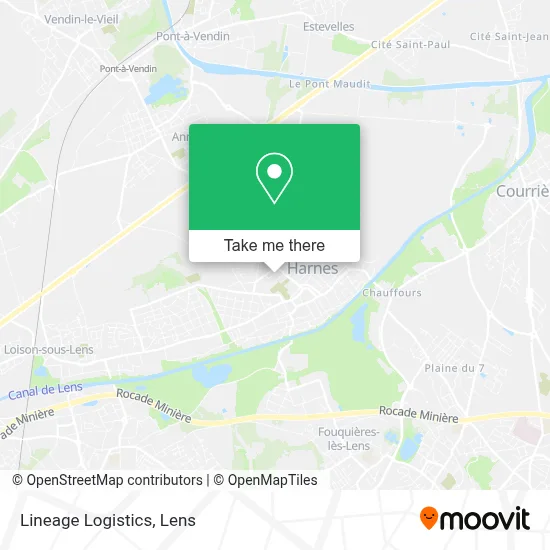 Lineage Logistics map