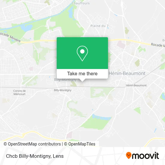 Chcb Billy-Montigny map