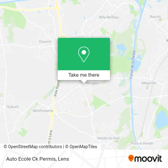 Auto Ecole Ck Permis map