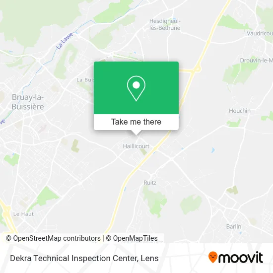 Dekra Technical Inspection Center map
