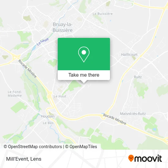 Mill'Event map