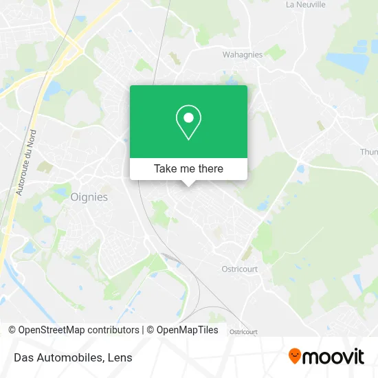 Das Automobiles map