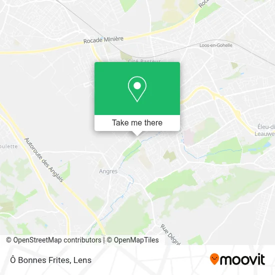 Ô Bonnes Frites map
