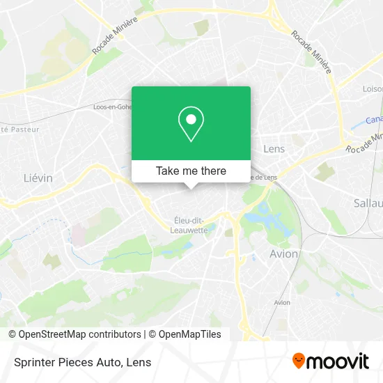 Sprinter Pieces Auto map