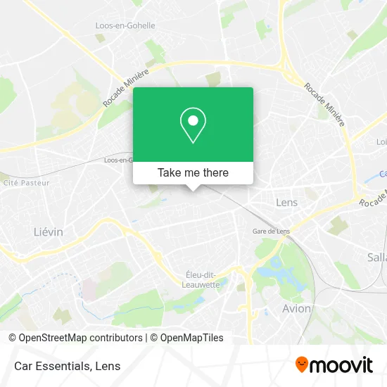 Car Essentials map