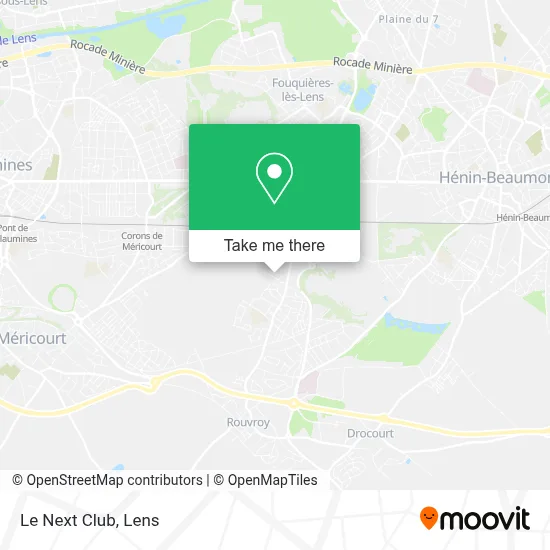 Le Next Club map