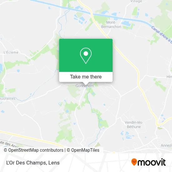 L'Or Des Champs map